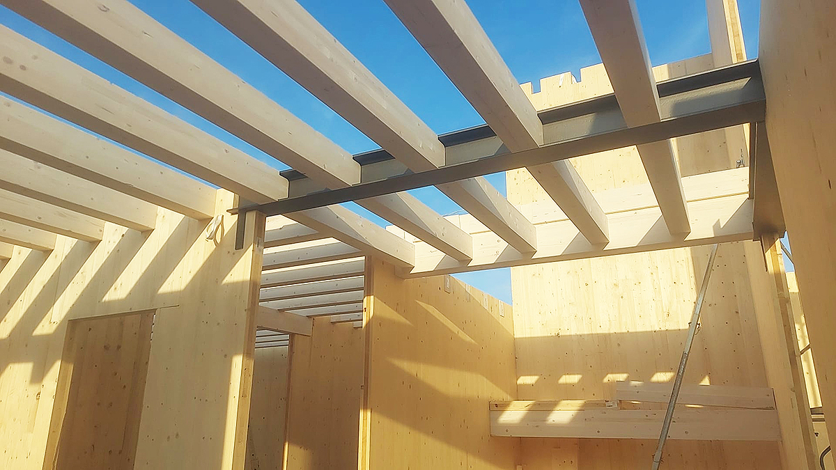 Bassano del Grappa Rendering - Living Wood House
